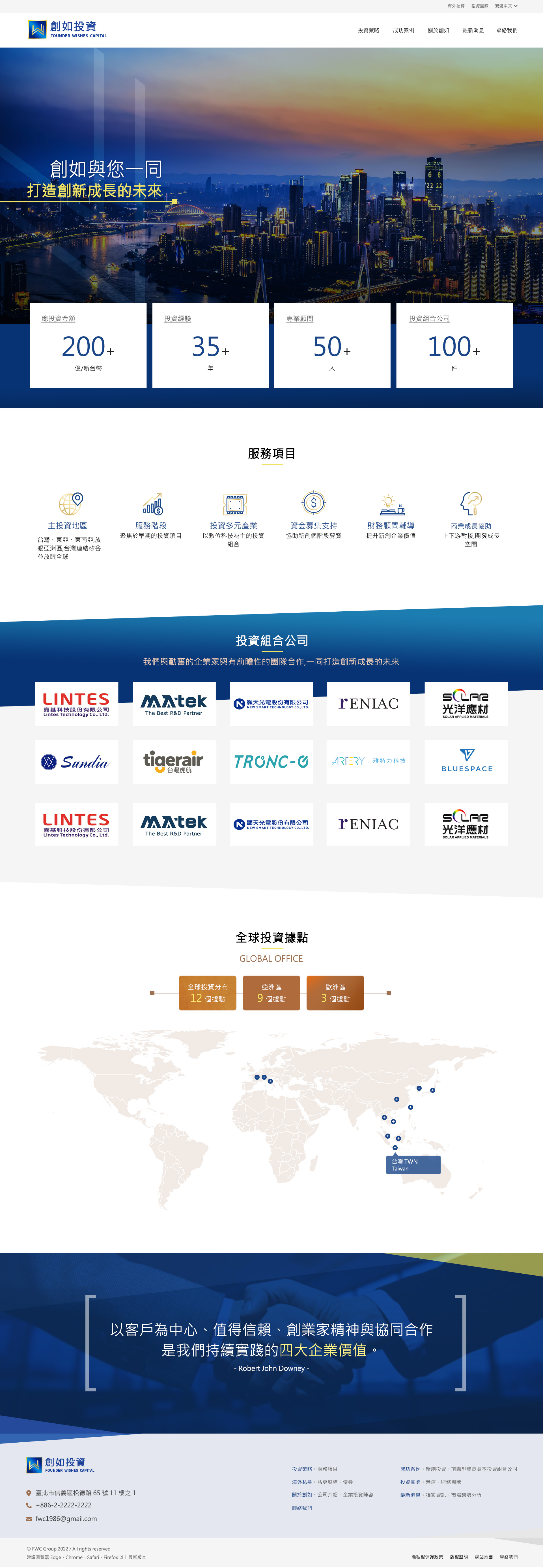 創如投資FOUNDER  WISHES  CAPITAL